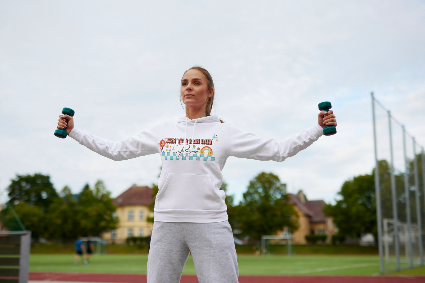 Turn Your Pain into Purpose. Retro Mental Health Inspired Hoodie
