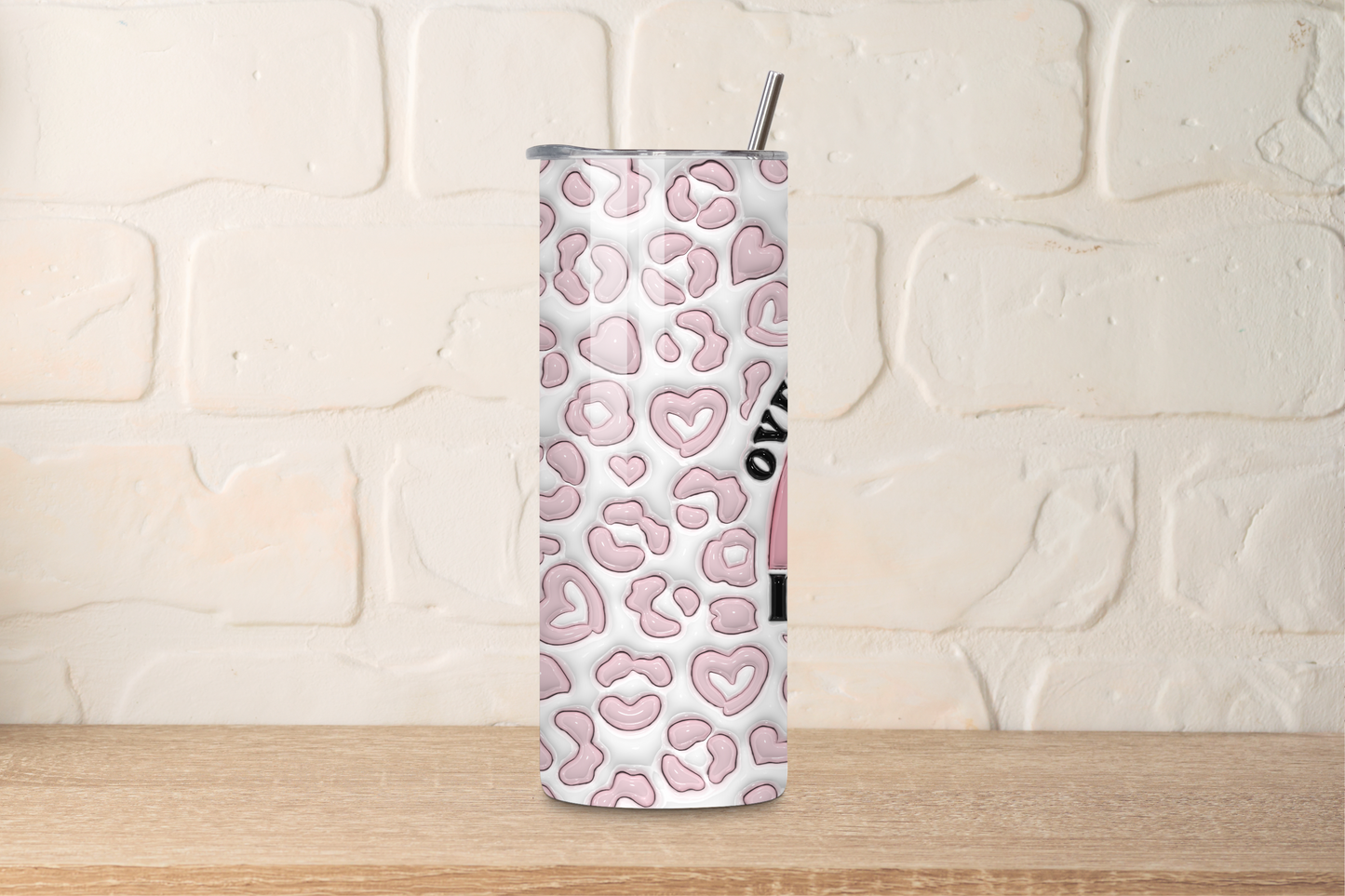 overstimulated mom's club 3d boho style 20oz skinny tumbler video