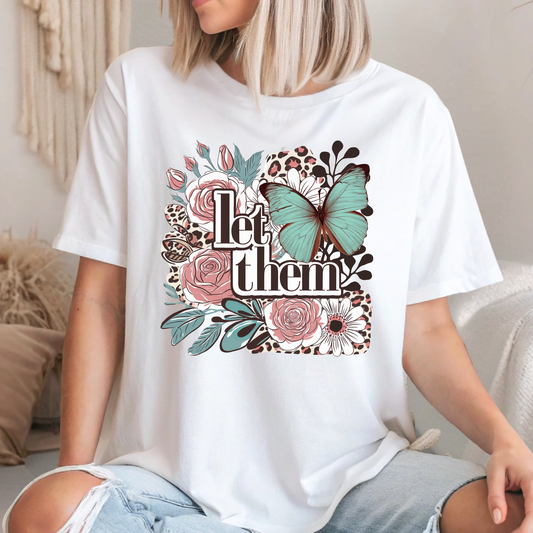 Let Them Boho Style Women's Mental Health Tshirt
