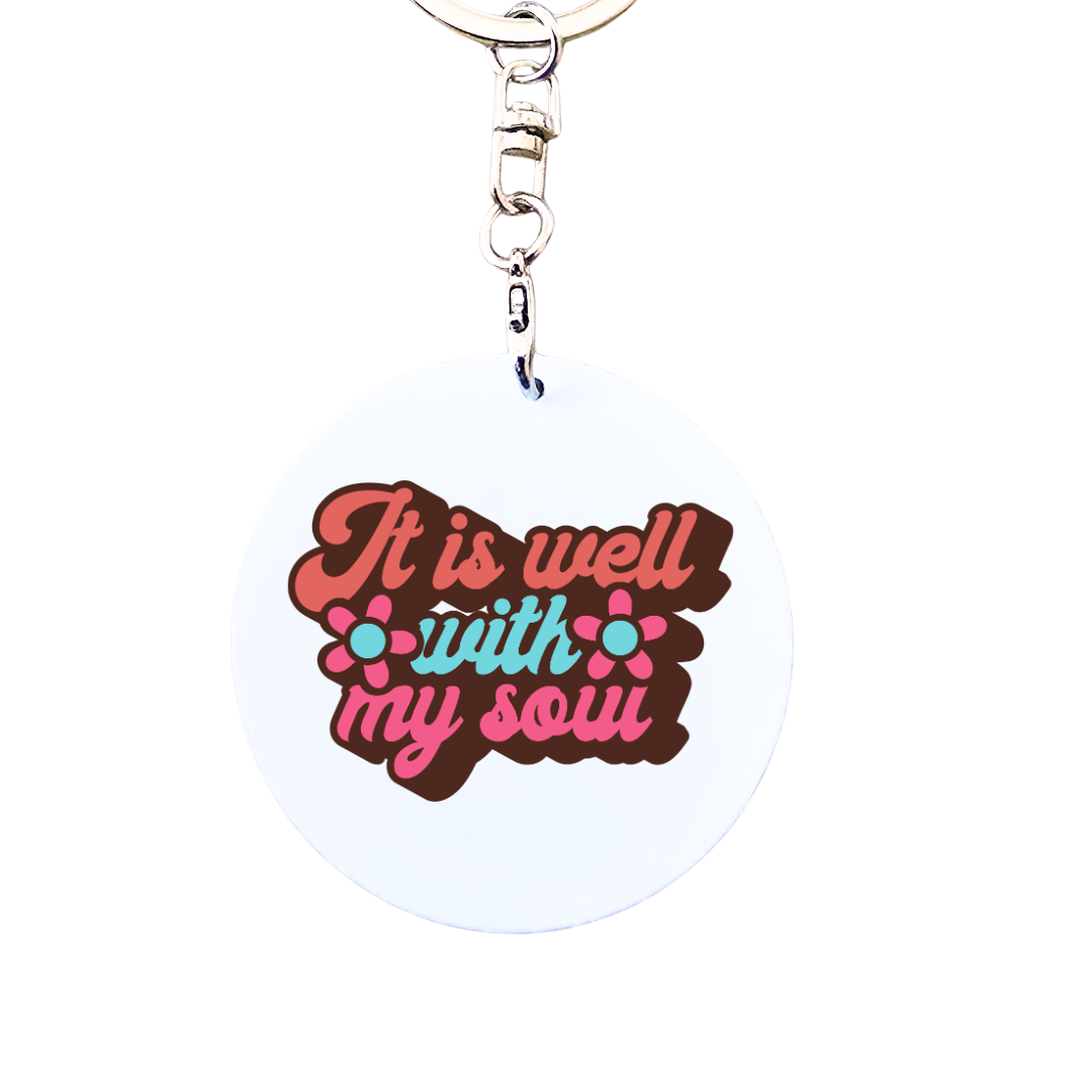 it_is_well_with_my_soul_mental_health_support_keyring_retro_vintage