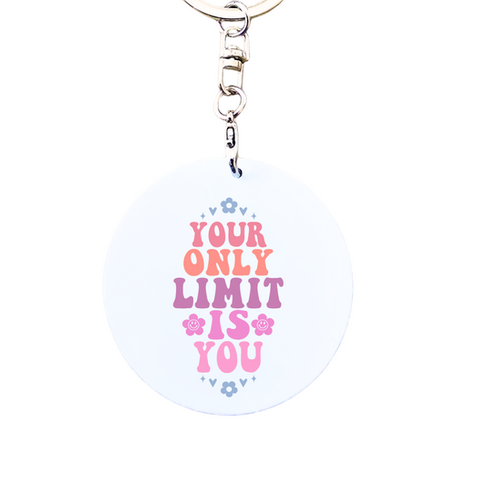 your only limit is you motivational mental health keyring